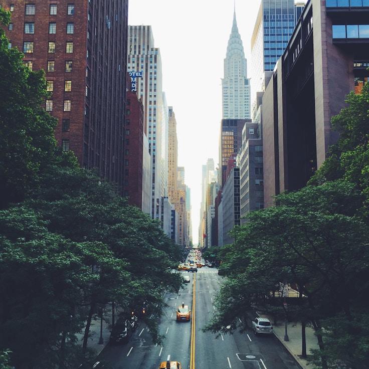 Sunset outdoors in United States
